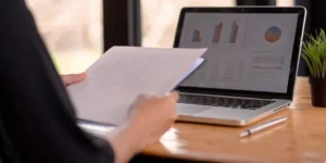 Regulatory compliance consulting via laptop review.