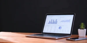 FDA compliance consulting data analysis on laptop.