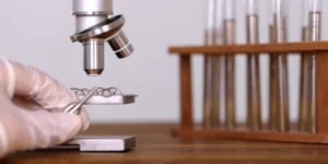 Medical device under microscope. Design control process.