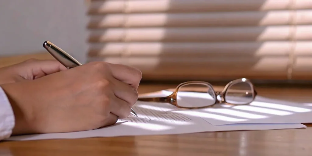 Regulatory remediation documents being signed.