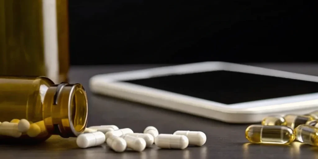 A drug device combination product featuring a digital medical device and medication.