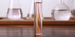 A test tube in a lab, meeting the scientific requirements for orphan drug designation.