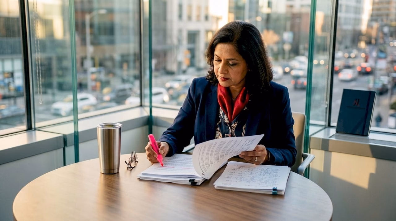 Auditor reviewing pharma compliance documents