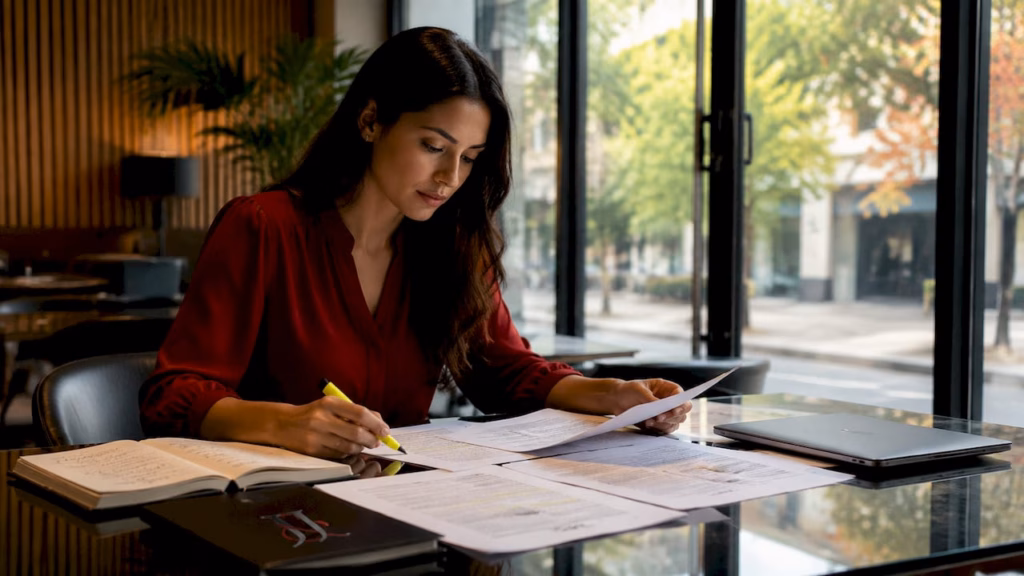 Specialist reviewing FDA regulatory documents