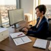 Compliance specialist reviewing regulatory framework