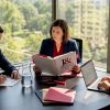 Compliance team preparing audit paperwork